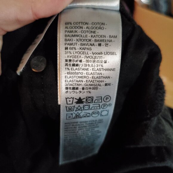 Levis Jeans Mens 29x30 Black 510 Skinny Premium Stretch Denim - Picture 5 of 14